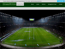Tablet Screenshot of greenroomsports.co.uk